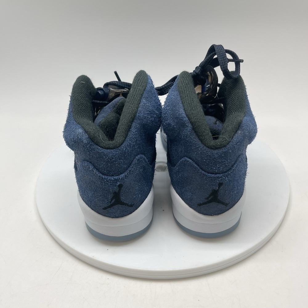 Nike Sneakers Youth 4.5 Y Air Jordan 5 Retro SE GS Georgetown Navy FN5452-400 - Picture 4 of 10
